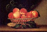 Peale, Raphaelle Bowl of Peaches Norge oil painting reproduction